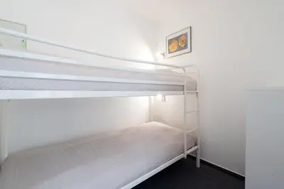 Ein Bett oder Betten in einem Zimmer der Unterkunft Strandresidenz Sierksdorf Nr 03