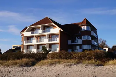 Das Gebäude in dem sich die Ferienwohnung befindet