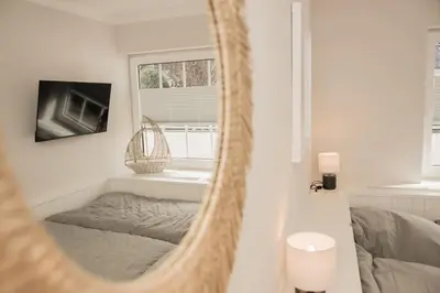 Ein Bett oder Betten in einem Zimmer der Unterkunft Appartement salt mit Südterrasse