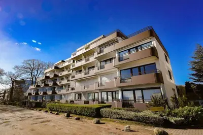 Das Gebäude in dem sich die Ferienwohnung befindet