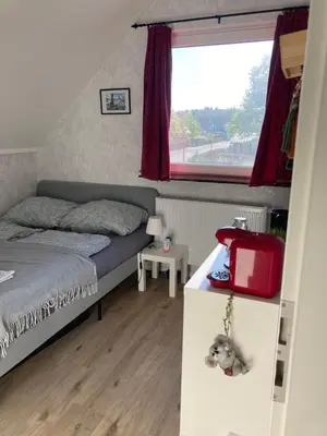 Ein Bett oder Betten in einem Zimmer der Unterkunft Casa Hasselholt