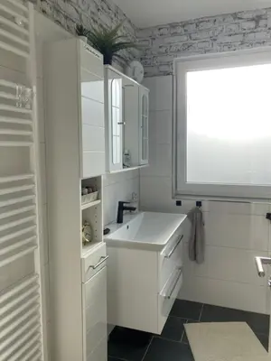 Ein Badezimmer in der Unterkunft Casa Hasselholt
