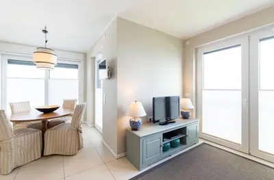 TV/Unterhaltungsangebot in der Unterkunft Ferienwohnung Beach 66 in Haffkrug