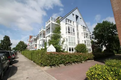 Das Gebäude in dem sich die Ferienwohnung befindet