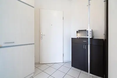 Küche/Küchenzeile in der Unterkunft Wohnpark am Mühlenteich - Appartement 17