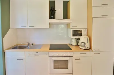 Küche/Küchenzeile in der Unterkunft Wohldkamp 4 Appartement 5