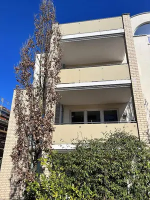 Das Gebäude in dem sich die Ferienwohnung befindet