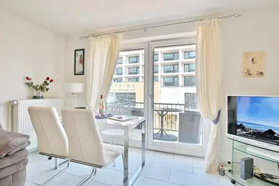 TV/Unterhaltungsangebot in der Unterkunft Seebrücke Seebrücke Appartement 14