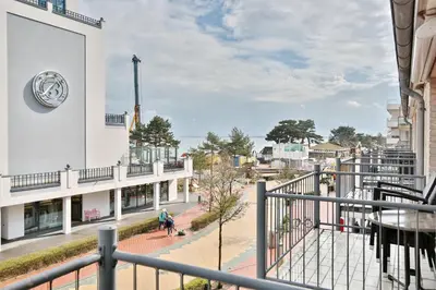Ein Balkon oder eine Terrasse in der Unterkunft Seebrücke Seebrücke Appartement 14