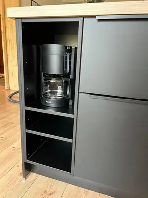Küche/Küchenzeile in der Unterkunft Appartement fliegender Hirsch