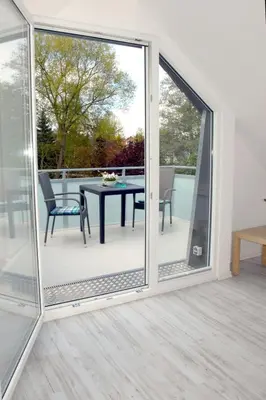 Ein Balkon oder eine Terrasse in der Unterkunft Seeschwalbe