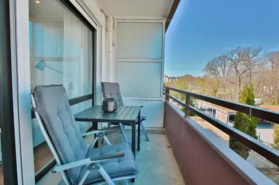 Ein Balkon oder eine Terrasse in der Unterkunft Residenz am Hang Residenz am Hang Appartement 311