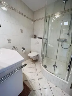 Ein Badezimmer in der Unterkunft Bellevue Nr. 25