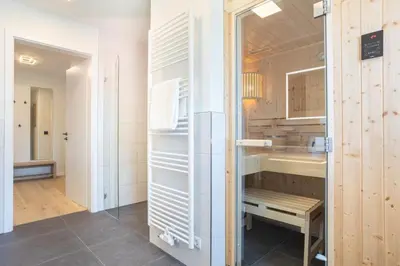 Ein Badezimmer in der Unterkunft Villa Dornkamp 1