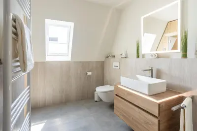 Ein Badezimmer in der Unterkunft Villa Dornkamp 3