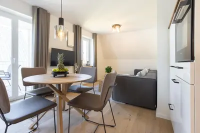 TV/Unterhaltungsangebot in der Unterkunft Villa Dornkamp 4