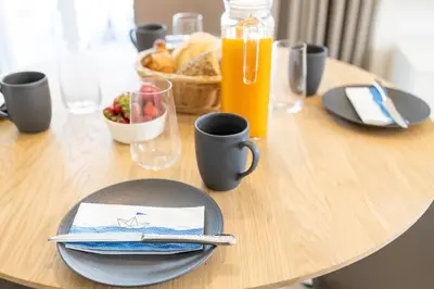 Essen in der Ferienwohnung oder in der Nähe