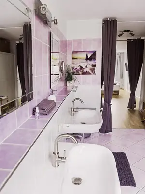 Ein Badezimmer in der Unterkunft Unsere-Insel-Scharbeutz