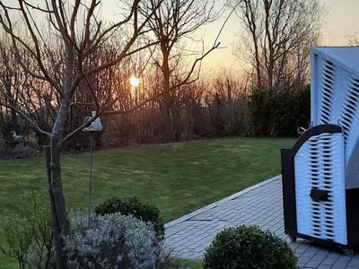 Ein Garten an der Unterkunft Schneckenhaus Ferienhaus