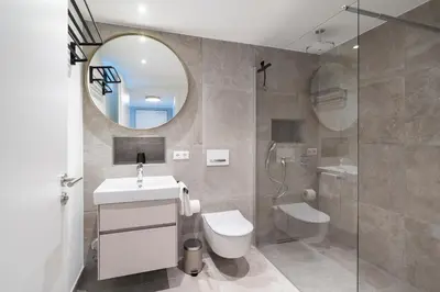 Ein Badezimmer in der Unterkunft Sturmfrei Lounge 2