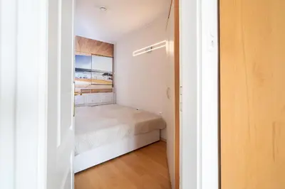 Ein Bett oder Betten in einem Zimmer der Unterkunft Ferienpark Sierksdorf App 537 - Strandlage