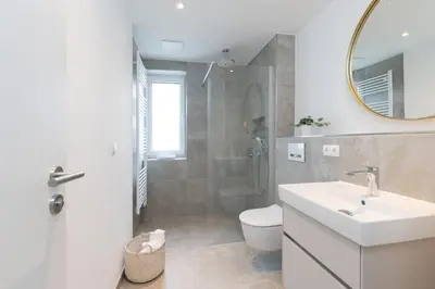 Ein Badezimmer in der Unterkunft Sturmfrei Suite 1