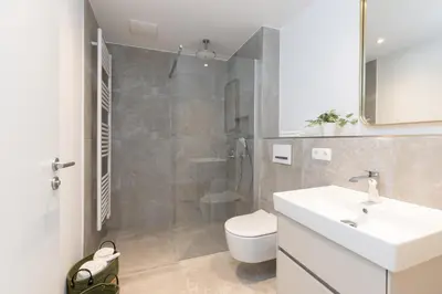 Ein Badezimmer in der Unterkunft Sturmfrei Suite 2