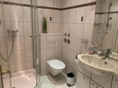 Ein Badezimmer in der Unterkunft Dara‘s Traumblick