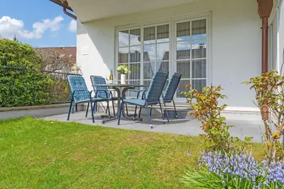 Ein Garten an der Unterkunft Felmare