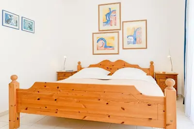 Ein Bett oder Betten in einem Zimmer der Unterkunft Felmare