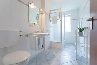 Ein Badezimmer in der Unterkunft Felmare