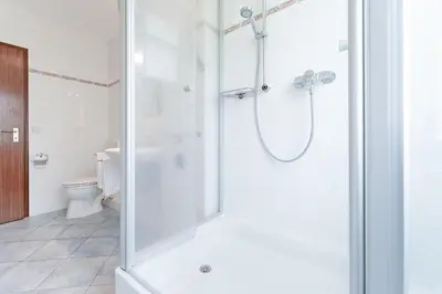Ein Badezimmer in der Unterkunft Felmare